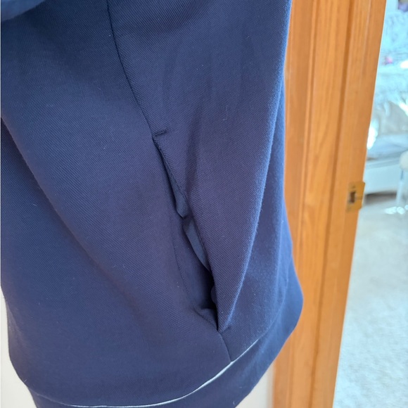 All in Motion Dark Blue Cardigan with White Trim. Like New! Size XS - Picture 4 of 9